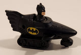 1991 McDonald's DC Comics Batman Batmobile Push Down Spring Release Black Plastic Toy Car Vehicle
