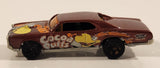 2004 Hot Wheels Cereal Crunchers Cocoa Puffs '67 Pontiac GTO Brown Die Cast Toy Muscle Car Vehicle