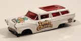 2004 Hot Wheels Cereal Crunchers Lucky Charms 8 Crate White Die Cast Toy Car Vehicle