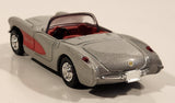 1999 New Ray 1957 Chevrolet Corvette Convertible Silver 1/43 Scale Die Cast Toy Car Vehicle