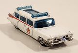 2010 Hot Wheels HW Premiere Ghostbusters Ecto-1 White Die Cast Toy Car Vehicle