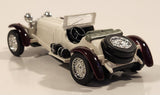 2000 New Ray 1931 Mercedes SSKL Mille Miglia R. Caracciola White 1/43 Scale Die Cast Toy Car Vehicle