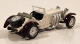 2000 New Ray 1931 Mercedes SSKL Mille Miglia R. Caracciola White 1/43 Scale Die Cast Toy Car Vehicle