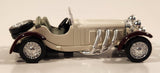 2000 New Ray 1931 Mercedes SSKL Mille Miglia R. Caracciola White 1/43 Scale Die Cast Toy Car Vehicle