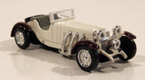 2000 New Ray 1931 Mercedes SSKL Mille Miglia R. Caracciola White 1/43 Scale Die Cast Toy Car Vehicle
