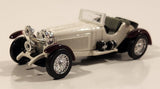 2000 New Ray 1931 Mercedes SSKL Mille Miglia R. Caracciola White 1/43 Scale Die Cast Toy Car Vehicle