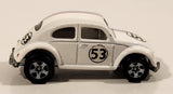 2014 Hot Wheels HW Workshop "The Love Bug" Volkswagen Beetle White Die Cast Toy Car Vehicle