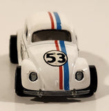 2014 Hot Wheels HW Workshop "The Love Bug" Volkswagen Beetle White Die Cast Toy Car Vehicle