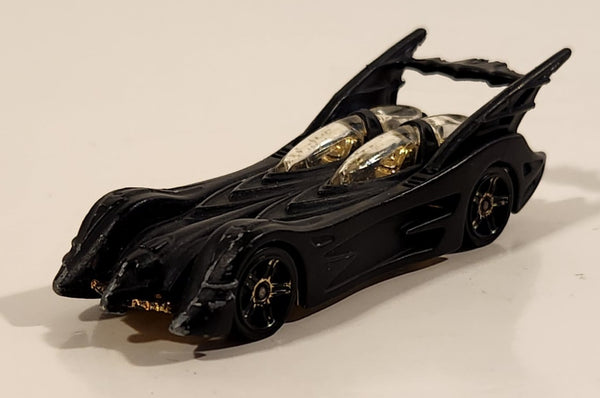 2006 Hot Wheels Batman DC Comics Infinity Batmobile Black Die Cast Toy Car Vehicle