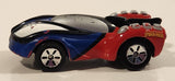 2011 Maisto Marvel Velocidad Spiderman Blue Red Die Cast Toy Superhero Car Vehicle