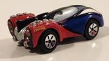 2011 Maisto Marvel Velocidad Spiderman Blue Red Die Cast Toy Superhero Car Vehicle
