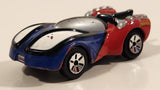 2011 Maisto Marvel Velocidad Spiderman Blue Red Die Cast Toy Superhero Car Vehicle