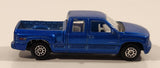 Welly No. 2048 Chevrolet Silverado Pickup Truck Blue Die Cast Toy Car Vehicle