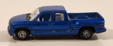 Welly No. 2048 Chevrolet Silverado Pickup Truck Blue Die Cast Toy Car Vehicle