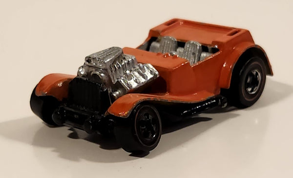 Vintage 1974 Hot Wheels Flying Colors Sir Rodney Roadster Painted Orange Die Cast Toy Vehicle