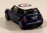 RealToy BMW New Mini Cooper Target Bullseye Dark Blue 1/56 Scale Die Cast Toy Car Vehicle