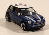 RealToy BMW New Mini Cooper Target Bullseye Dark Blue 1/56 Scale Die Cast Toy Car Vehicle