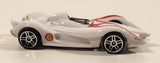 2008 Hot Wheels Speed Racer Movie Mach 6 White Plastic Die Cast Toy Car Vehicle PR5
