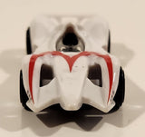 2008 Hot Wheels Speed Racer Movie Mach 6 White Plastic Die Cast Toy Car Vehicle PR5