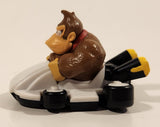 2014 McDonald's Nintendo Mario Kart Donkey Kong 3" Plastic Toy Character Car Vehicle