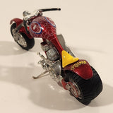 2005 Maisto Marvel Heroes Motorcycle Collection Spider-Man Motorcycle Red Die Cast Toy Vehicle