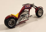 2005 Maisto Marvel Heroes Motorcycle Collection Spider-Man Motorcycle Red Die Cast Toy Vehicle