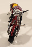2005 Maisto Marvel Heroes Motorcycle Collection Spider-Man Motorcycle Red Die Cast Toy Vehicle