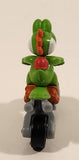 2014 McDonald's Nintendo Switch Mario Kart 8 Deluxe Yoshi Grey Plastic Toy Motorcycle Bike Vehicle