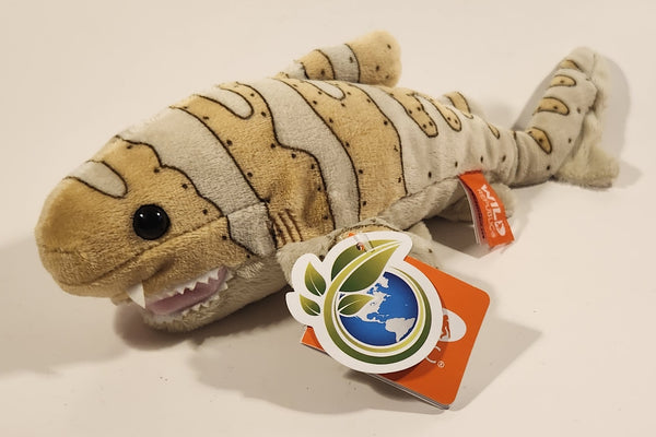 2019 K & M International Wild Republic Sea Critters Zebra Shark 11" Stuffed Plush Toy with Tags