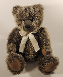 2001 Ty Classic Winthrop Brown Teddy Bear with Bow 12" Stuffed Plush Toy