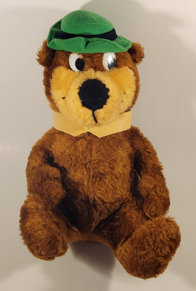 Vintage 1980s Mighty Star Hanna Barbera Yogi Bear 12" Stuffed Plush Toy