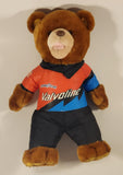 2002 MBV Motorsports Johnny Benson Enterprises Inc. Valvoline GoodYear #10 Brown Teddy Bear 13" Stuffed Plush Toy