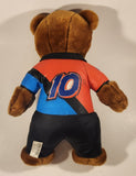 2002 MBV Motorsports Johnny Benson Enterprises Inc. Valvoline GoodYear #10 Brown Teddy Bear 13" Stuffed Plush Toy