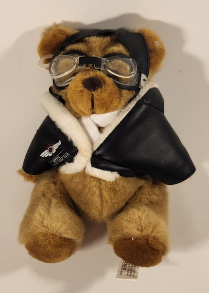 RFDS Royal Flying Doctor Service of Australia Brown Teddy Bear in Pilots Clothing 9" Stuffed Plush Toy