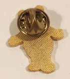 BCCH British Columbia Children's Hospital Foundation Teddy Bear 3/4" x 1" Gold Tone Metal Lapel Pin