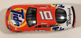 1998 Racing Champions NASCAR Ricky Rudd #10 Tide Whirlpool Orange and White Die Cast Toy Car Vehicle