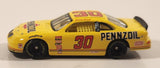 Action Racing NASCAR Johnny Benson #30 Pennzoil Pontiac Grand Prix Yellow Die Cast Toy Car Vehicle