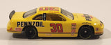 Action Racing NASCAR Johnny Benson #30 Pennzoil Pontiac Grand Prix Yellow Die Cast Toy Car Vehicle