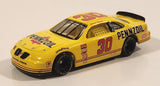 Action Racing NASCAR Johnny Benson #30 Pennzoil Pontiac Grand Prix Yellow Die Cast Toy Car Vehicle