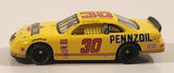 Action Racing NASCAR Johnny Benson #30 Pennzoil Pontiac Grand Prix Yellow Die Cast Toy Car Vehicle
