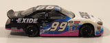 2000 Racing Champions NASCAR Jeff Burton #99 Ford Taurus Exide SKF Batteries White Blue Black Pink Die Cast Toy Car Vehicle
