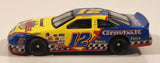 Action Racing NASCAR Kenny Wallace #12 Ford Thunderbird Bussmann Graybar Blue and Yellow Die Cast Toy Car Vehicle