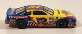 Action Racing NASCAR Kenny Wallace #12 Ford Thunderbird Bussmann Graybar Blue and Yellow Die Cast Toy Car Vehicle