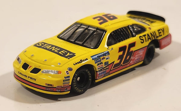 Action Racing NASCAR Jeff Burton #36 Pontiac Grand Prix Stanley Hardinge Yellow Die Cast Toy Car Vehicle