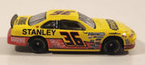 Action Racing NASCAR Jeff Burton #36 Pontiac Grand Prix Stanley Hardinge Yellow Die Cast Toy Car Vehicle