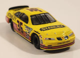 Action Racing NASCAR Jeff Burton #36 Pontiac Grand Prix Stanley Hardinge Yellow Die Cast Toy Car Vehicle