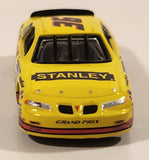 Action Racing NASCAR Jeff Burton #36 Pontiac Grand Prix Stanley Hardinge Yellow Die Cast Toy Car Vehicle