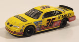 Action Racing NASCAR Jeff Burton #36 Pontiac Grand Prix Stanley Hardinge Yellow Die Cast Toy Car Vehicle