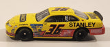 Action Racing NASCAR Jeff Burton #36 Pontiac Grand Prix Stanley Hardinge Yellow Die Cast Toy Car Vehicle