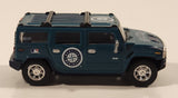 2004 Fleer Collectibles MLB Baseball Seattle Mariners Hummer H2 Die Cast Toy Car Vehicle with Rubber Tires